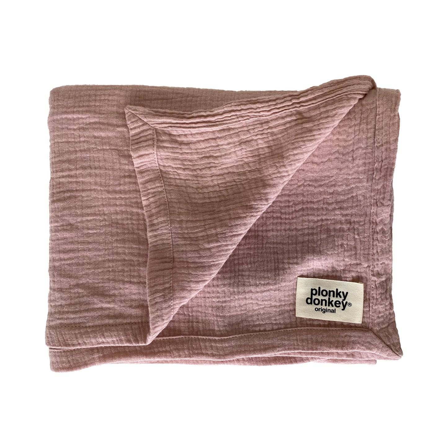 Muslin Swaddle Blanket Dusty Pink