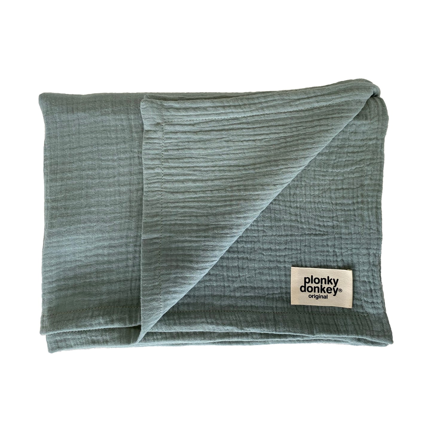 Muslin Swaddle Blanket Teal
